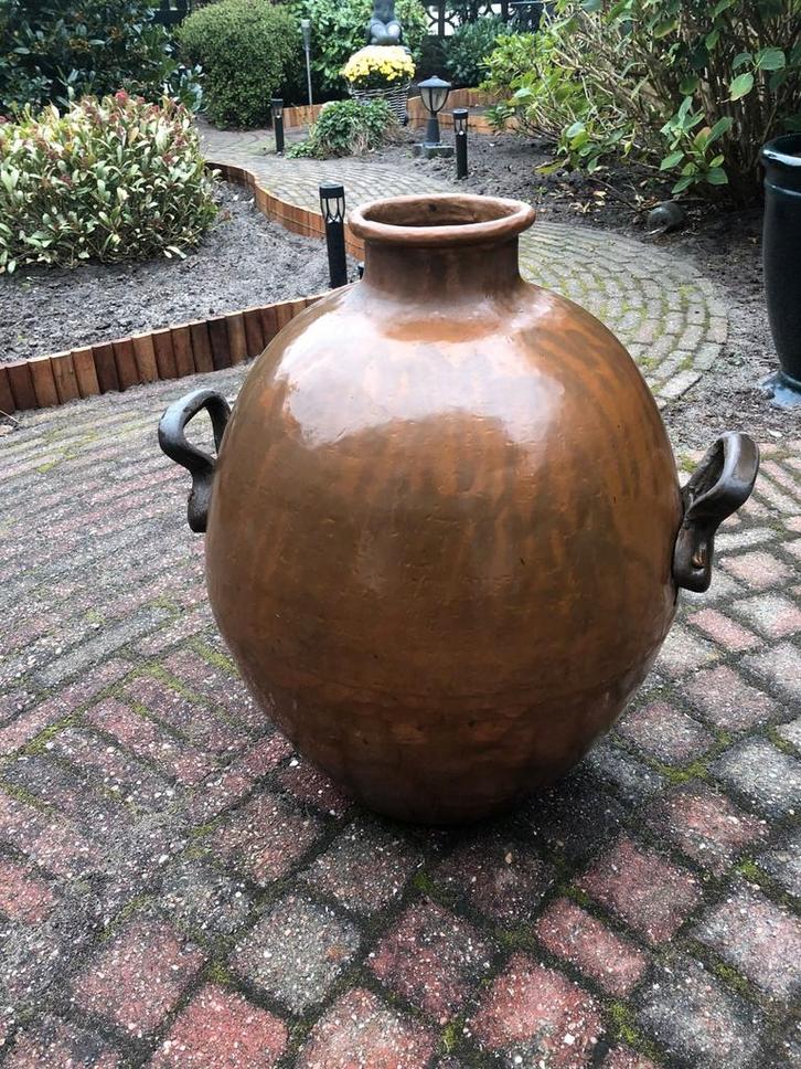 Grote koperen vaas 8 kilo, Antiek en Kunst, Antiek | Keramiek en Aardewerk, Ophalen