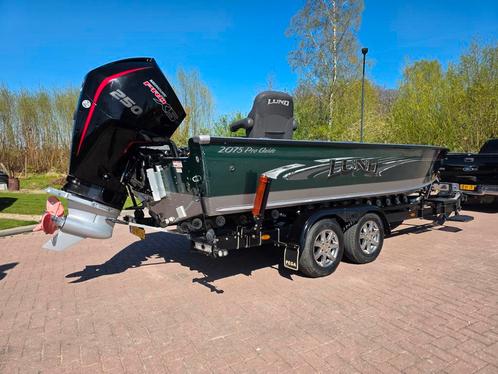 Lund pro guide 2075 visboot 250pk mercury pro xs vis boot, Watersport en Boten, Speedboten, Gebruikt, 6 meter of meer, Benzine