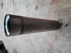 Kachelpijp dubbelwandig., Doe-het-zelf en Verbouw, Buizen en Afvoer, Ophalen of Verzenden, Zo goed als nieuw, Rvs, Minder dan 2 meter