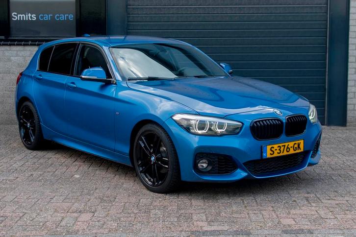 BMW 1-Serie 118i incl Garantie LCI2 M-pakk. 136pk 2019 Blauw, Auto's, BMW, Particulier, 1-Serie, ABS, Airbags, Airconditioning