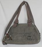 Kipling damestas Leger groen -grijs met aapje in goede staat, Ophalen of Verzenden, Zo goed als nieuw, Groen, Kipling