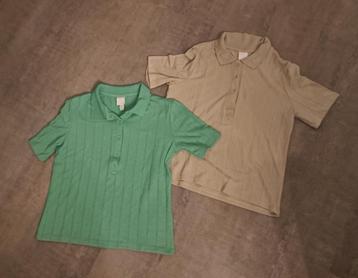 H&M poloshirts 2 stuks - M - NIEUW beschikbaar voor biedingen