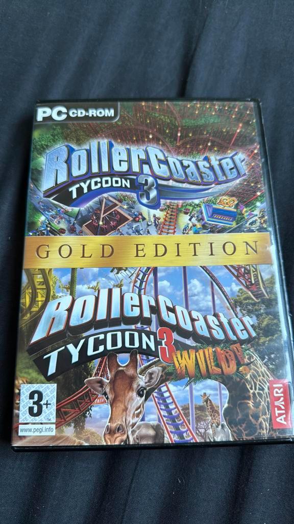 RollerCoaster Tycoon 3: Gold Edition, PC, Spelcomputers en Games, Games | Pc, Zo goed als nieuw, Simulatie, 1 speler, Vanaf 3 jaar
