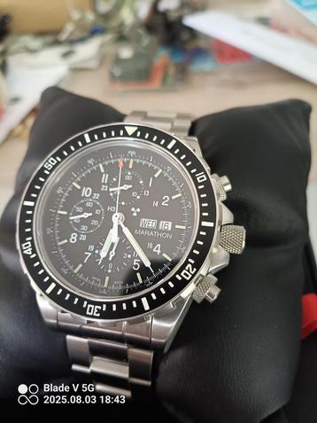 MARATHON CSAR Chronograph : HORLOGE IS NIEUW beschikbaar voor biedingen