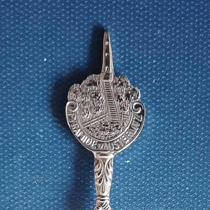 verzilverd lepeltje Auterlitz, Pyramide (JS Zn), Antiek en Kunst, Antiek | Bestek, Ophalen of Verzenden