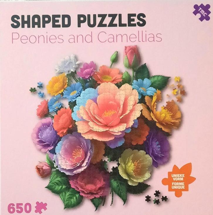 The Merchandise Club shaped puzzel in prima staat., Hobby en Vrije tijd, Denksport en Puzzels, Zo goed als nieuw, Minder dan 500 stukjes