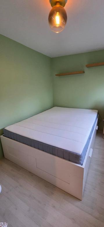 VESTERÖY pocketveringmatras + NORDBERGET topmatras 140x200cm beschikbaar voor biedingen