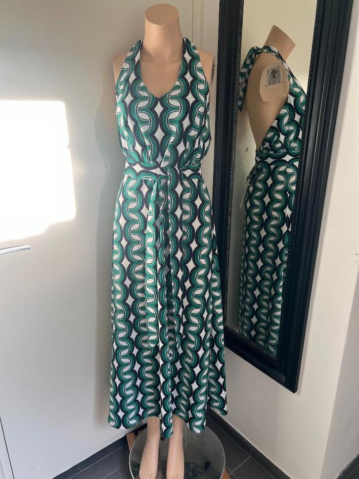 STUDIO ANNELOES  mooie jurk MAAT XL NIEUW MET LABEL, Kleding | Dames, Jurken, Nieuw, Maat 46/48 (XL) of groter, Groen, Onder de knie