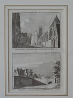 gravure Westerkerk, weeshuis, poort Enkhuizen Spilman 1729, Antiek en Kunst, Kunst | Etsen en Gravures, Verzenden