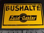 Originele haltebord Zuid-Ooster autobusdiensten jaren 70, Ophalen of Verzenden, Gebruikt, Bus of Metro, Overige typen