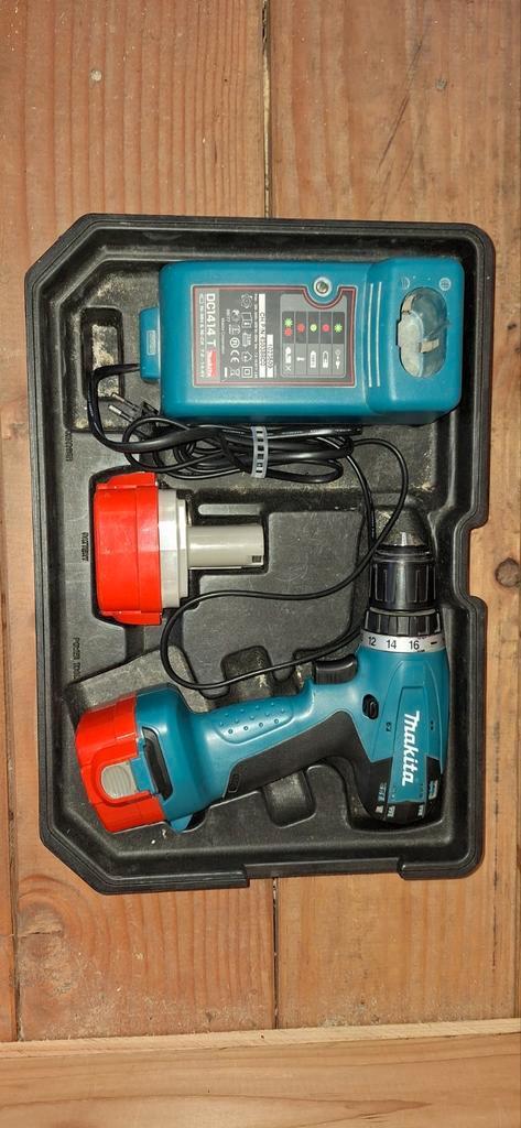 Makita accu boor machine, Doe-het-zelf en Verbouw, Gereedschap | Boormachines, Gebruikt, Boor- en Schroefmachine, Ophalen of Verzenden