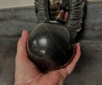 Stenen bol zwart 10 cm bal (agaat?), Ophalen of Verzenden