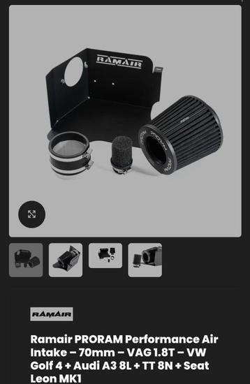 RamAir PRORAM Open Lucht Filter 70mm beschikbaar voor biedingen
