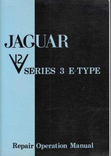Jaguar E-Type, series 3 V12 - Repair Operation Manual beschikbaar voor biedingen