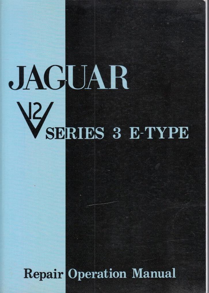 Jaguar E-Type, series 3 V12 - Repair Operation Manual, Auto diversen, Handleidingen en Instructieboekjes, Verzenden