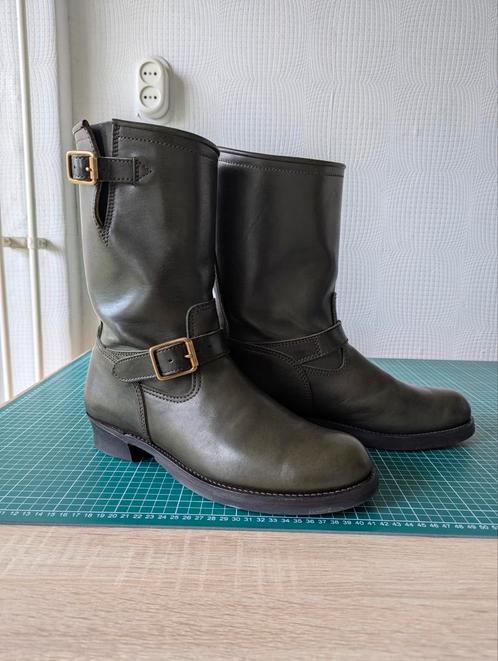 Y2 engineer boots olive horse us10, Kleding | Heren, Schoenen, Zo goed als nieuw, Boots, Overige kleuren, Ophalen of Verzenden