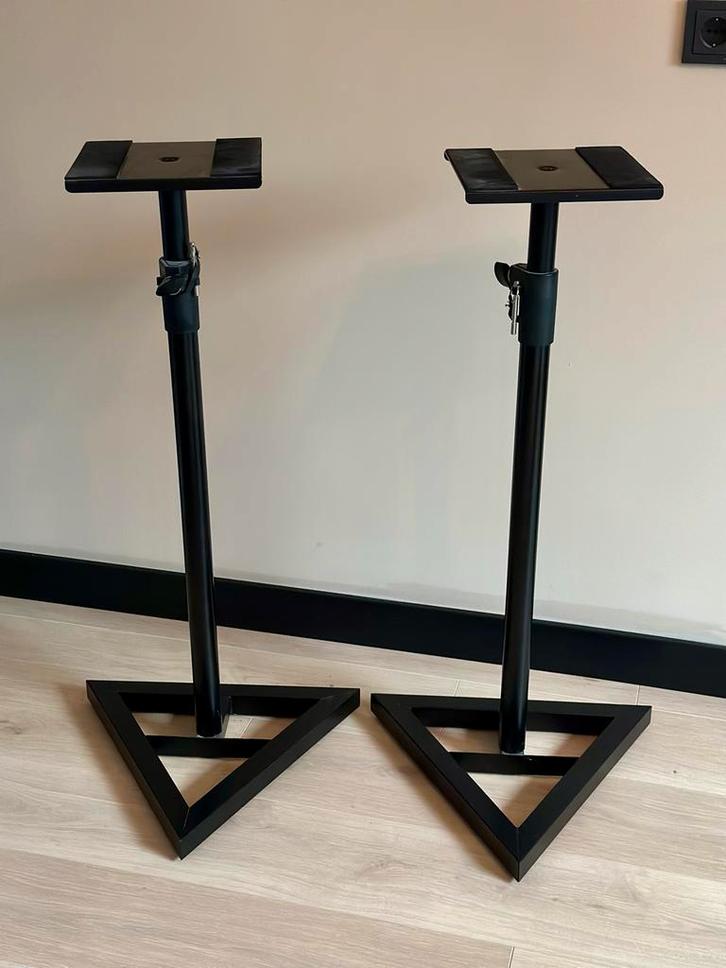 Studio Monitor Speaker Stands - Hoogte Verstelbaar, Audio, Tv en Foto, Luidsprekers, Gebruikt, Overige typen, Overige merken, Ophalen