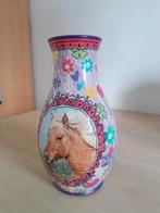 3D Bloemenvaas puzzel paard, Ophalen of Verzenden, Meer dan 50 stukjes, Zo goed als nieuw, 6 jaar of ouder