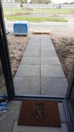 Tuintegels 60x60 cm, Tuin en Terras, Tegels en Klinkers, Ophalen, Zo goed als nieuw, 10 m² of meer, Beton