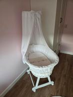 Mooie witte wieg met hemeltje, Ophalen, Gebruikt, Wieg