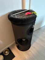 Katten krabpaal rond zwart GRATIS, Ophalen, Gebruikt