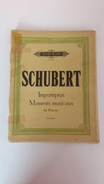 piano bladmuziek schubert impromptus moments musicaux peters, Gebruikt, Verzenden, Klassiek, Artiest of Componist