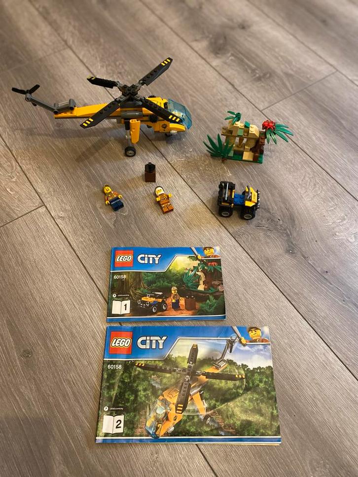 Lego city jungle vrachthelikopter 60158, Kinderen en Baby's, Speelgoed | Duplo en Lego, Nieuw, Lego, Complete set, Ophalen of Verzenden