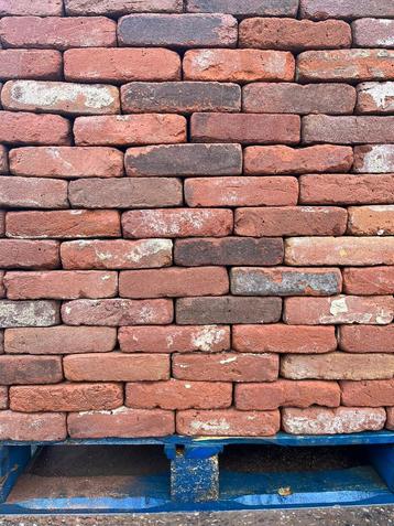 Oude vormbak rode bruine stenen 22 x 5.5 750M2 1 partij! beschikbaar voor biedingen