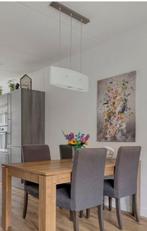 Philips Plafondlamp Glas/Metaal, Huis en Inrichting, Lampen | Plafondlampen, Ophalen, Gebruikt, Glas