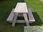 Nieuw leuke stevige picknick tafel steigerhout, Ophalen of Verzenden, Nieuw