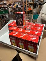 Bierglazen Amstel, nieuw in doosjes met spreuk, Ophalen, Zo goed als nieuw, Bierglas