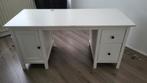 Wit Hemnes Bureau met Opbergruimte, Ophalen, Gebruikt, Bureau