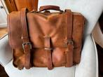 Leren tas, Sieraden, Tassen en Uiterlijk, Tassen | Schoudertassen, Overige merken, Bruin, Ophalen of Verzenden, Zo goed als nieuw