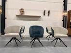 HE Design Tula Eetkamerstoelen blauw Stof Draai stoel, Huis en Inrichting, Stoelen, Blauw, Bree's new world Jess Bert Plantagie