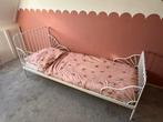 Ikea Minnen meegroeibed incl. Matras Wit, Kinderen en Baby's, Ophalen, Gebruikt, 70 tot 85 cm, Matras