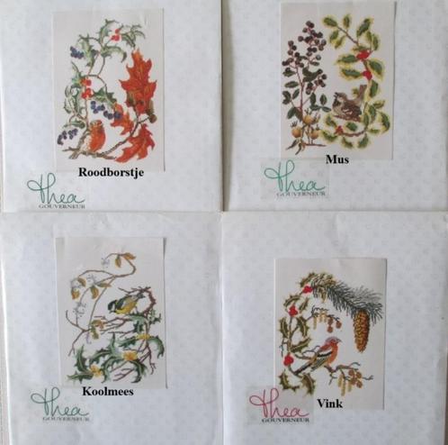 Borduurpatronen vogels,Borduurpakket Eenden Thea Gouverneur, Hobby en Vrije tijd, Borduren en Borduurmachines, Zo goed als nieuw