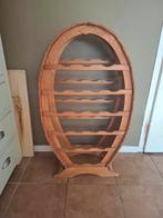 Houten Wijnrek in Vorm van een Vat, Huis en Inrichting, Woonaccessoires | Wijnrekken, Ophalen, Gebruikt, 50 tot 75 cm, 15 tot 25 flessen