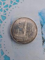 50 franc belgie expo 1958 brussel, Ophalen, Zilver, Losse munt, Zilver