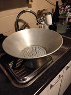 Friet vergiet/lekbak als nieuw.schonere frietolie, Ophalen of Verzenden