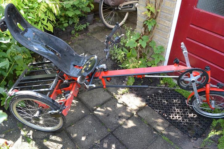 sinner ligfiets, driewieler, Fietsen en Brommers, Fietsen | Ligfietsen, Gebruikt, Sinner, Onderstuur, Ophalen