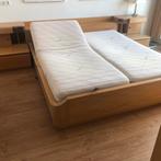 COMPLEET BED MEUBEL MET AUPING BODEM, Ophalen of Verzenden, Gebruikt, Tweepersoons