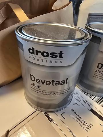 Devetaal Afbijt 2 potten samen 2 L beschikbaar voor biedingen