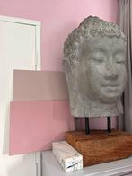 Groot Boeddha beeld op hout, Ophalen, Zo goed als nieuw