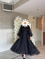 Zwarte avondjurk, Zwart, Maat 42/44 (L), Ophalen of Verzenden, Zo goed als nieuw