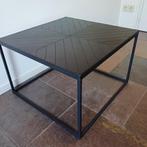 zwarte salontafel met visgraat blad, Ophalen, 100 tot 150 cm, 50 tot 100 cm, Minder dan 50 cm