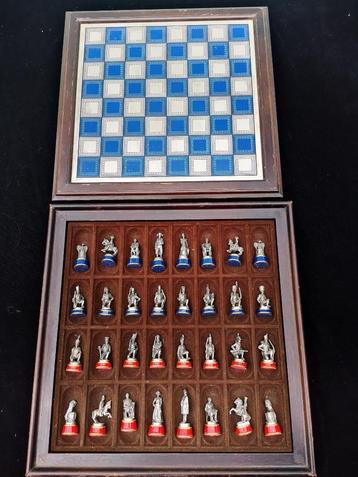 Franklin Mint - Schaakspel Slag bij Waterloo - Schaakbord beschikbaar voor biedingen