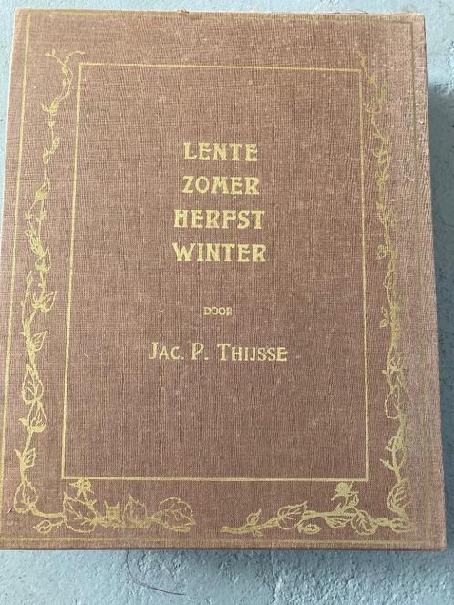 Vier seizoenen J.P. Thijsse Verkade albums, Boeken, Prentenboeken en Plaatjesalbums, Zo goed als nieuw, Plaatjesalbum, Ophalen of Verzenden