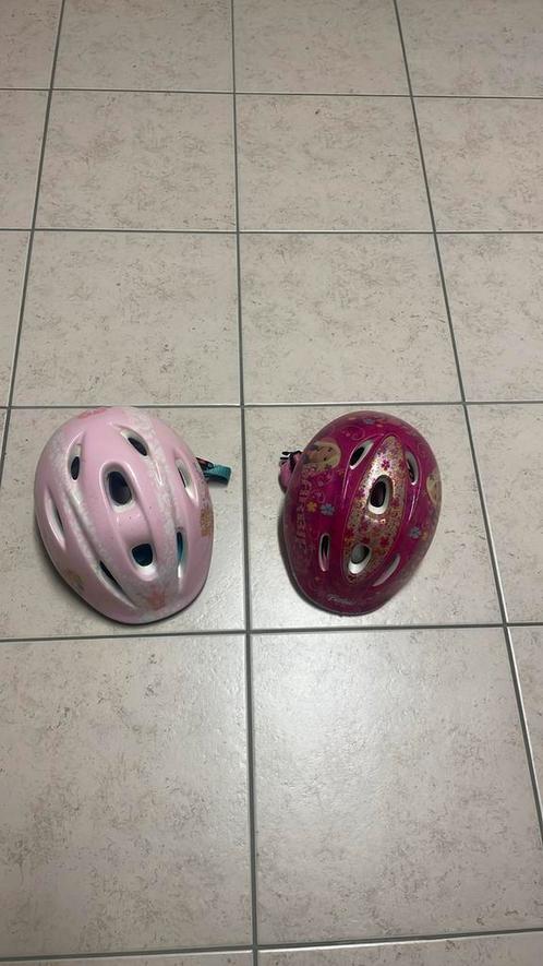 Fietshelm (Barbie en Princess) voor de meiden, Fietsen en Brommers, Fietsaccessoires | Fietshelmen, Gebruikt, Meisje, XS, Ophalen of Verzenden