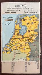 75 jaar oude  uitschuifbare kilometer tabel voor afstanden, Ophalen of Verzenden