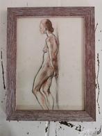 Harry Maas  Uniek werk  Tekening op papier, Antiek en Kunst, Kunst | Schilderijen | Klassiek, Ophalen